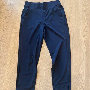 Athleta Brooklyn Ankle Pant Navy 8 Featherweight Travel